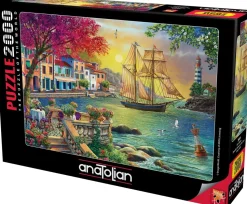 Anatolian - Beautiful Sunset In The Town Jigsaw Puzzle (2000 Pieces)