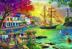 Anatolian - Beautiful Sunset In The Town Jigsaw Puzzle (2000 Pieces)