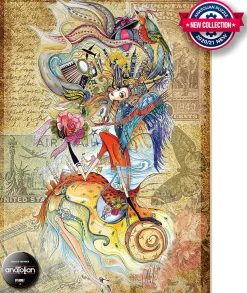 Anatolian - Circassion Girl Travelling The World Jigsaw Puzzle (1500 P