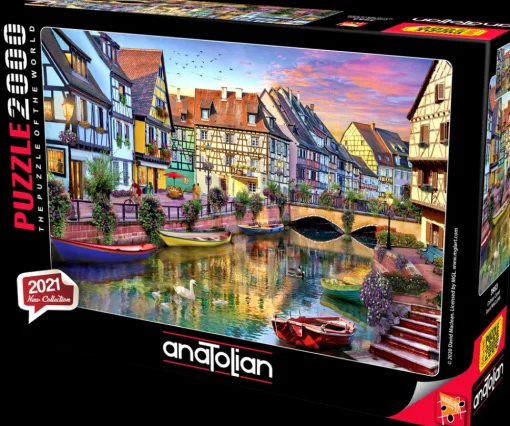 Anatolian - Colmar Canal by David Maclean Jigsaw Puzzle (2000 Pieces)