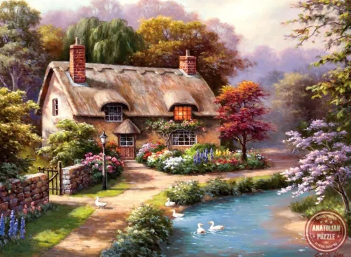 Anatolian - Duck Path Cottage Jigsaw Puzzle (1000 Pieces)