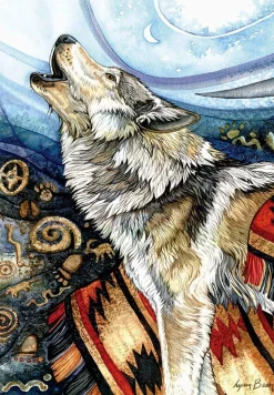 Anatolian - Howling Wolf Jigsaw Puzzle (260 Pieces)