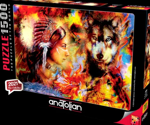 Anatolian - Wolf Maiden by Adam Spencer Jigsaw Puzzle (1500 Pieces)