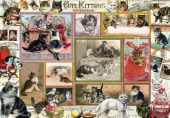 Anatolian - 2x500 piece Cute Kittens - Comical Dogs Jigsaw Puzzle (100