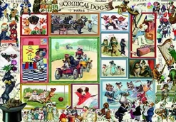 Anatolian - 2x500 piece Cute Kittens - Comical Dogs Jigsaw Puzzle (100