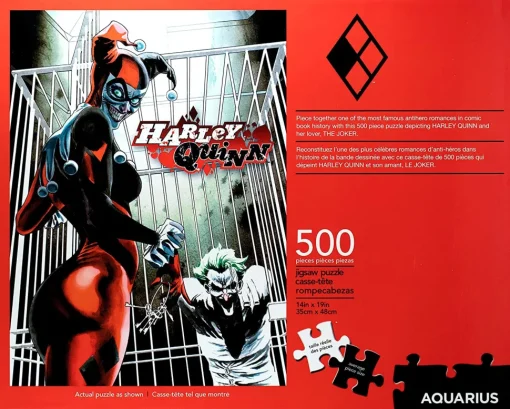 Aquarius - Harley Quinn and Joker 500 Piece Puzzle