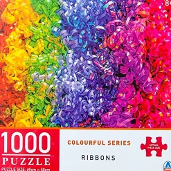 Arrow Puzzles - Colourful Series - Ribbons by Lars Stewart Jigsaw Puzz