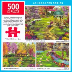 Arrow Puzzles - Landscapes Series - Land of Contemplation by Caplyn Do
