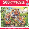 Arrow Puzzles - Majestic Tiger Family by Adrian Chesterman - 500 Piece