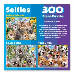 Arrow Puzzles - Selfies - Feline Friends by Howard Robinson 300 Piece