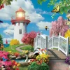 Bits and Pieces - 300 Large Piece Jigsaw Puzzle - Spring Light - Flowe