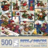 Bits and Pieces - 500 Piece Jigsaw Puzzle 18" x 24" - Snow Families Qu