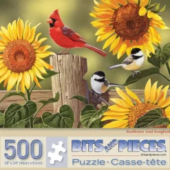 Bits and Pieces - 500 Piece Jigsaw Puzzle 46cm x 60cm - Sunflower and