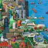 Bits and Pieces - Chicago City View - Millennium Park Jigsaw Puzzle (3