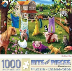 Bits and Pieces - Fashion Show 1000 Piece Jigsaw Puzzles for Adults -