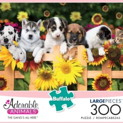 Buffalo Games - Adorable Animals - The Gang's All Here - 300 Large Pie