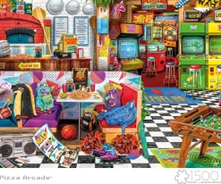 Buffalo Games - Aimee Stewart - Pizza Arcade - 1500 Piece Jigsaw Puzzl