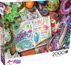 Buffalo Games - Aimee Stewart - Happy Vibes - 2000 Piece Jigsaw Puzzle