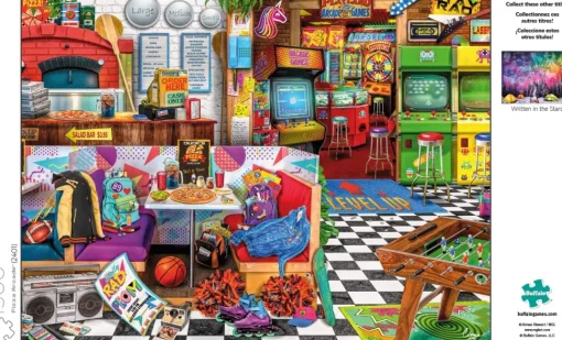 Buffalo Games - Aimee Stewart - Pizza Arcade - 1500 Piece Jigsaw Puzzl