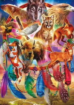 Buffalo Games - Amazing Nature Collection - Spirit Animals - 500 Piece