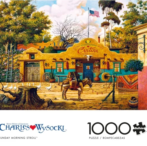 Buffalo Games - Charles Wysocki - Sunday Morning Stroll - 1000 Piece J