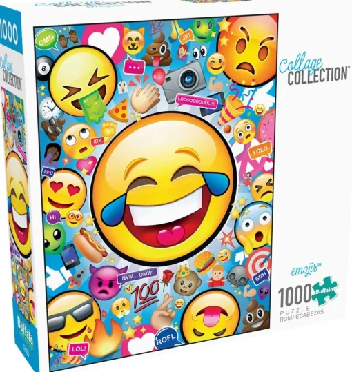 Buffalo Games - Collage Collection - Emojis - 1000 Piece Jigsaw Puzzle