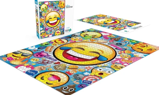 Buffalo Games - Collage Collection - Emojis - 1000 Piece Jigsaw Puzzle