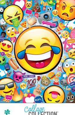 Buffalo Games - Collage Collection - Emojis - 1000 Piece Jigsaw Puzzle