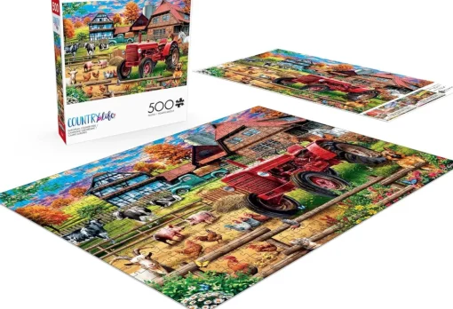 Buffalo Games - Country Life - European Countryside Jigsaw Puzzle (500