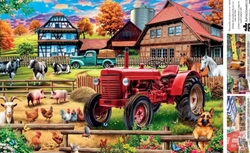 Buffalo Games - Country Life - European Countryside Jigsaw Puzzle (500