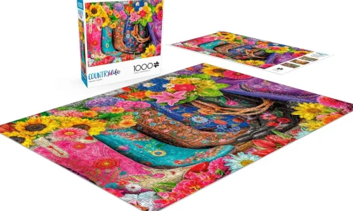 Buffalo Games - Cowgirl Colors Jigsaw Puzzle (1000 Pieces)