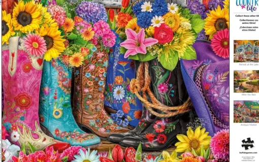 Buffalo Games - Cowgirl Colors Jigsaw Puzzle (1000 Pieces)