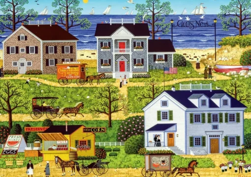 Buffalo Games - Gulls Nest by Charles Wysocki Jigsaw Puzzle (500 Piece