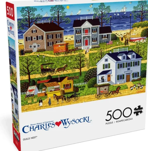 Buffalo Games - Gulls Nest by Charles Wysocki Jigsaw Puzzle (500 Piece