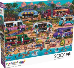 Buffalo Games - Hawaiian Food Truck Festival - 2000 Piece Jigsaw Puzzl