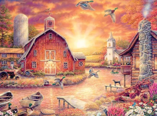 Buffalo Games - Honey Drip Farms - 1000 Piece Jigsaw Puzzle