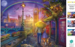 Buffalo Games - London Rain - 1000 Piece Jigsaw Puzzle