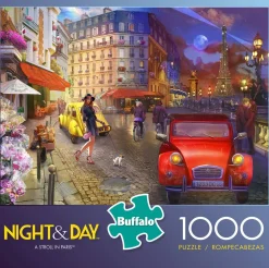 Buffalo Games - Night & Day Collection - A Stroll in Paris - 1000 Piec