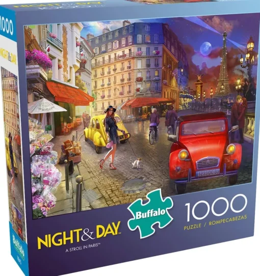 Buffalo Games - Night & Day Collection - A Stroll in Paris - 1000 Piec