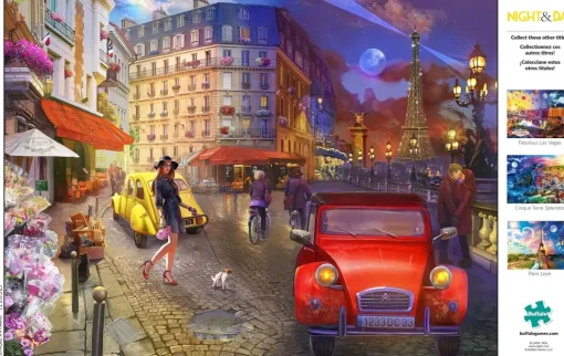 Buffalo Games - Night & Day Collection - A Stroll in Paris - 1000 Piec