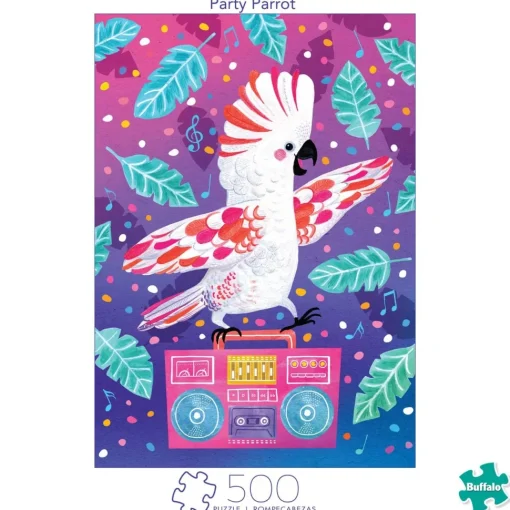 Buffalo Games - Party Parrot - 500 Piece Jigsaw Puzzle