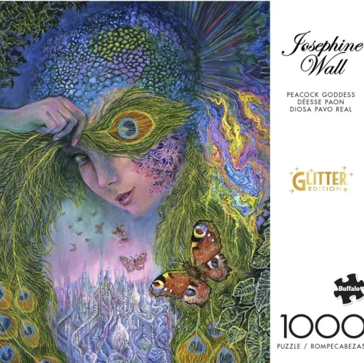 Buffalo Games - Peacock Goddess by Josephine Wall Jigsaw Puzzle (1000