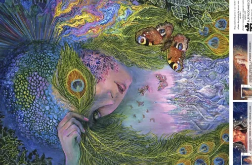 Buffalo Games - Peacock Goddess by Josephine Wall Jigsaw Puzzle (1000