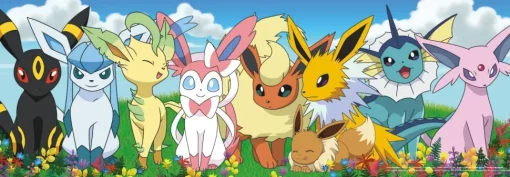 Buffalo Games - Pokemon - Eevee Montage - Multipack (3 x 300, 1 x 500p
