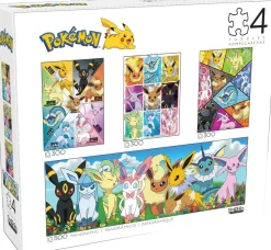 Buffalo Games - Pokemon - Eevee Montage - Multipack (3 x 300, 1 x 500p
