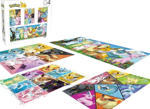 Buffalo Games - Pokemon - Eevee Montage - Multipack (3 x 300, 1 x 500p