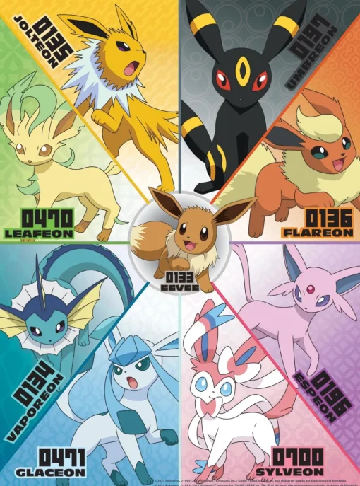 Buffalo Games - Pokemon - Eevee Montage - Multipack (3 x 300, 1 x 500p