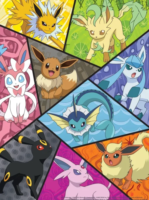 Buffalo Games - Pokemon - Eevee Montage - Multipack (3 x 300, 1 x 500p