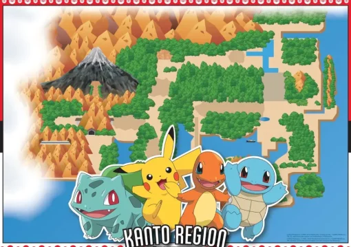 Buffalo Games - Pokemon - Kanto Region - 500 Piece Jigsaw Puzzle