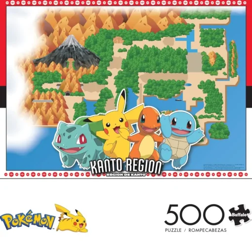 Buffalo Games - Pokemon - Kanto Region - 500 Piece Jigsaw Puzzle
